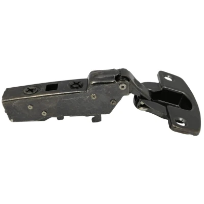 Afbeelding van Hettich scharnier Sensys 8646i Softclose 110, half voorliggend DUNNE DEUREN Obsidiaan zwart