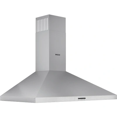 Afbeelding van Wiggo WE A930P(X) Wandschouw Afzuigkap 90cm Rvs