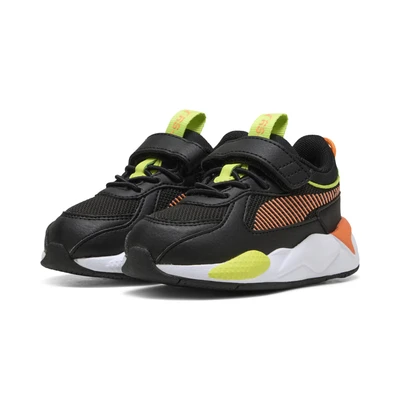 Afbeelding van RS X sneakers, Zwart/Oranje, Maat 26 PUMA