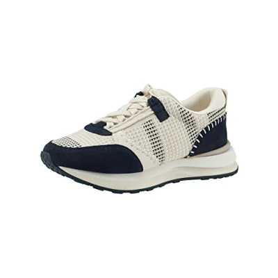 Afbeelding van Tamaris Fashletics Sneakers laag, Dames, Maat: 40, Navy comb Imitatieleer/ textiel