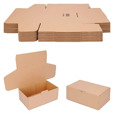 Afbeelding van verpacking 50 verzenddozen 250 x 150 100 mm kleine dozen voor verzending vouwdozen grootte en hoeveelheid naar keuze