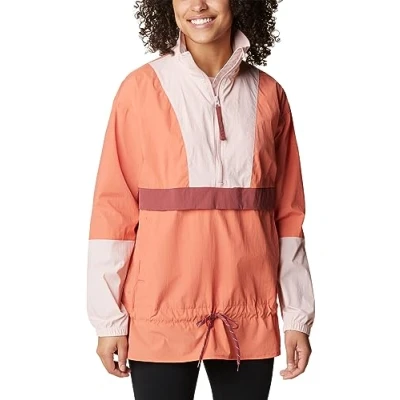Afbeelding van Columbia Boundless TREK Anorak Parka, Dames, Maat: Large, Faded peach/ dusty pink/ beetroot