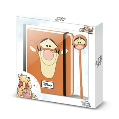 Afbeelding van Karactermania Winnie The Pooh Notitieboek Notebook with Pen Gift Set Tigger Face Multicolours