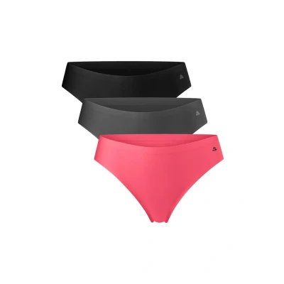 Afbeelding van Danish Endurance 3 PACK String, Dames, Maat: Medium, Multicolour (black, grey, pink)