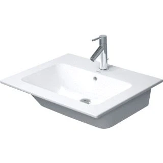 Afbeelding van Duravit Me by Starck meubelwastafel mat wit wondergliss (63 x 49 cm)