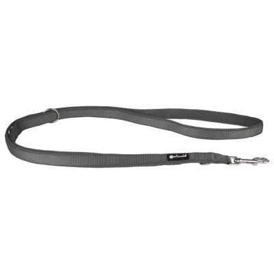 Afbeelding van Petlando Trainingslijn Mesh Antraciet Hondenriem 230x1.5 cm