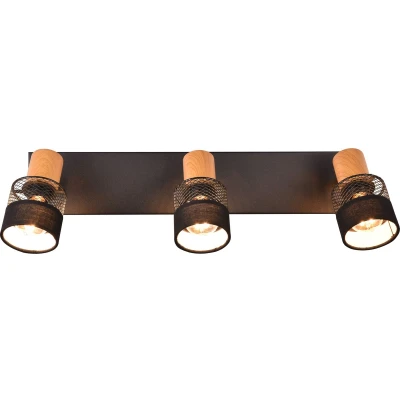 Afbeelding van TRIO NANDINI Spot Zwart mat excl. 3x E14 10W