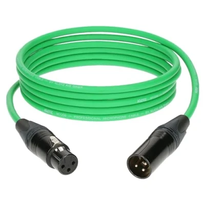 Afbeelding van Klotz M1FM4N0100 Microfoonkabel groen 1 m