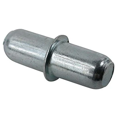 Afbeelding van Bulk Hardware BH06085 plank steun Push In metaal BZP 5 mm x 16 mm, Set van 50 Stuk