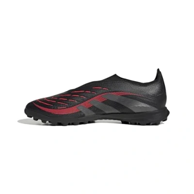 Afbeelding van adidas Performance Predator League Laceless TURF Voetbalschoenen voor kunstgras, Heren, Maat: 46 2/3, Core black/grey four/lucid red