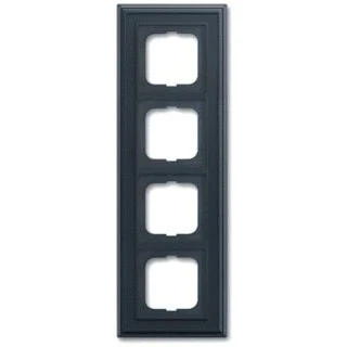Afbeelding van Abb busch jaeger afdekraam 4 voudig dynasty antraciet 2cka001754a4681