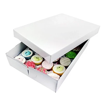 Afbeelding van PME Cupcake Box voor 24 taarten, wit, 43 x 31 9 cm