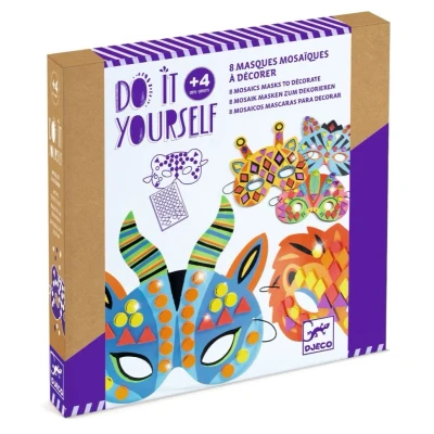 Afbeelding van Djeco knutselset maskers versieren jungle