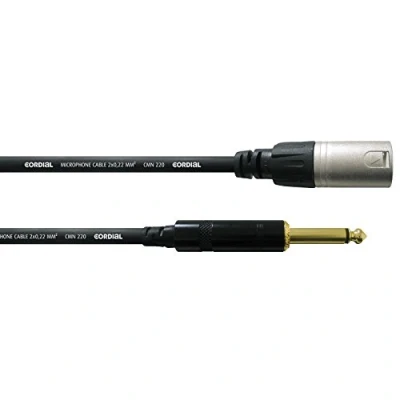 Afbeelding van CORDIAL audiokabel XLR stekker/bus mono 10 m