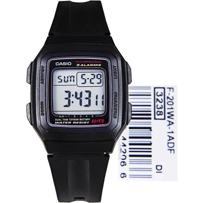 Afbeelding van Casio F 201WA 1ADF Horloge