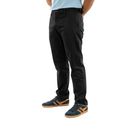 Afbeelding van Dockers Signature Stain Defender Slim Creased Beautiful Black 38 34, Mooie zwart., 38W x 34L