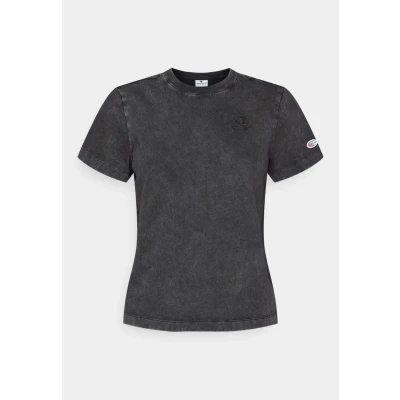 Afbeelding van Champion Icons WASH Crewneck Tshirt basic, Dames, Maat: Small, Black