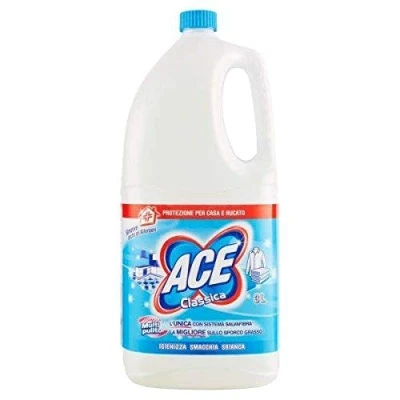 Afbeelding van 6x Ace Candeggina classica 3 Lt huis en was textielbleekmiddel bleekmiddel