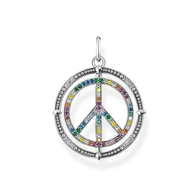 Afbeelding van Thomas Sabo PE941 318 7 Hanger Dames 925er Zilver