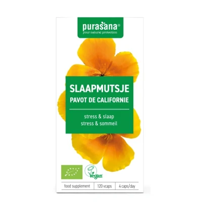 Afbeelding van Escholtzia slaapmutsje capsules bio 120 pcs.