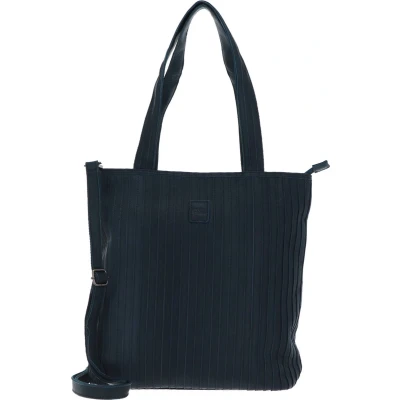 Afbeelding van FREDsBRUDER Leren Schoudertas Vertical Shopper Petrol Blauw