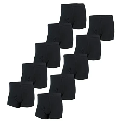 Afbeelding van TupTam Boxershorts voor Jongens Kinderen Onderbroeken Set van 10, 10 / Zwart, 164 170