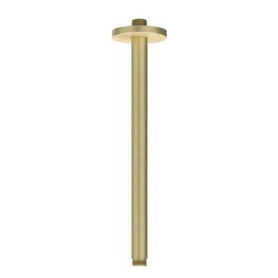 Afbeelding van IVY plafondbuis 30cm Geborsteld Mat Goud PVD Tijdloze uitstraling