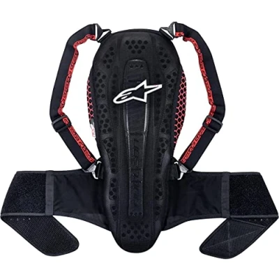 Afbeelding van Alpinestars Nucleon KR 2 Black Smoke Red Back Protector Maat L