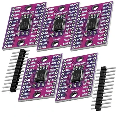 Afbeelding van AZDelivery 5 x PCA9548A Laagspanning 8 kanaals I2C Multiplexer compatibel met Arduino inclusief E Book!