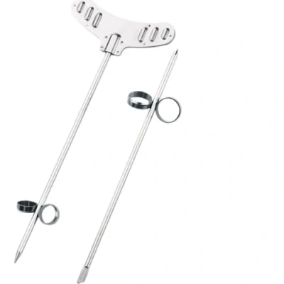 Afbeelding van Plantaardige spiraalsnijder schroef Winder 2 stks/Set Twist Spiraal Aardappel Wortel Komkommer Zilver Speciale vorm