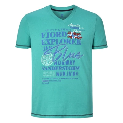 Afbeelding van Jan Vanderstorm T shirt NORDGER Plus Size groen