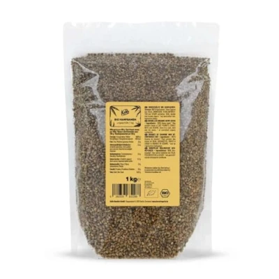Afbeelding van KoRo Bio ongepelde hennepzaden 1 kg