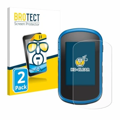 Afbeelding van BROTECT (2 Stuks) Schermbeschermer voor Garmin eTrex Touch 35 Screen Protector Transparant