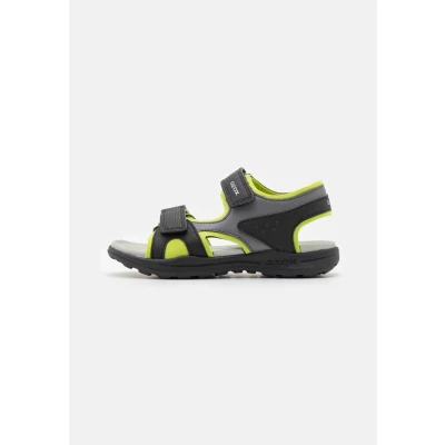 Afbeelding van Geox J Vaniett BOY Outdoorsandalen voor kinderen, Maat: 27, Black/lime Kunststof/ textiel
