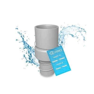 Afbeelding van DL pro Universele afvoerslang eindstuk binnen Ø 19 mm voor wasmachine vaatwasser