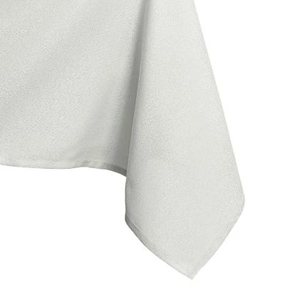 Afbeelding van AmeliaHome tafelkleed lotuseffect waterafstotend linnenlook Ecru Empire 150x300 cm