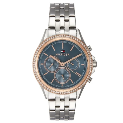Afbeelding van Tommy Hilfiger ARI Dressed UP Horloge silvercoloured, Dames, Maat: One Size, Silver coloured