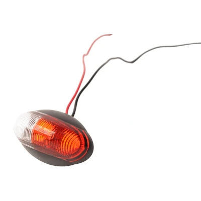 Afbeelding van Aanhangwagendirect Design breedtelamp rood/wit LED op houder