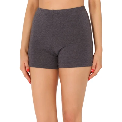 Afbeelding van Merry Style MS MS10 391 LE Dames Leggings Sport Vrijetijdsbroek Hotpants Shorts Boxershorts Kort Viscose Donker Gemêleerd S