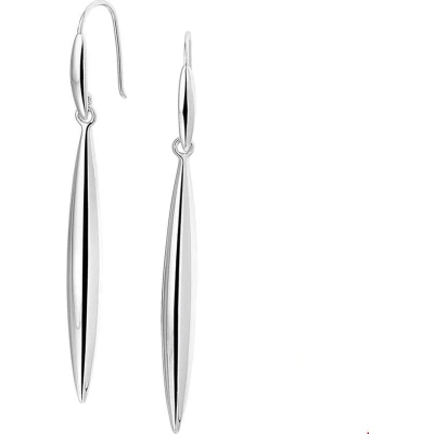 Afbeelding van Trendjuwelier huiscollectie Oorhangers Zilver Gerhodineerd Glanzend 56