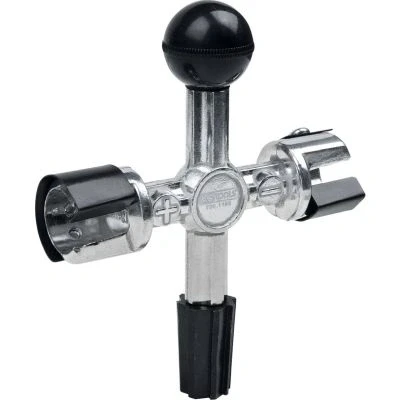 Afbeelding van KS Tools 700.1195 Accupool en klemmen reinigingsfrees kruis
