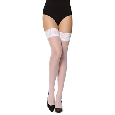 Afbeelding van Merry Style Dames Hold Up Kousen 20 Denier licht glanzend elastisch Polyamide MS GI 1108 Daino Zwart M L