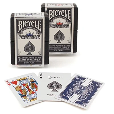 Afbeelding van Bicycle Prestige Plastic Speelkaarten (Pack van 2)
