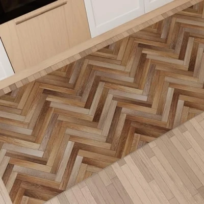 Afbeelding van PETTI Artigiani Italiani Tapijt voor keuken, antislip, wasbaar, loper tapijt, keukenloper, loper, 52 x 240 cm, design parket 01, 100% Made in Italy