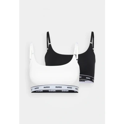 Afbeelding van HUGO Bralette 2 PACK Bustier, Dames, Maat: Small, Open white