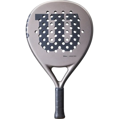 Afbeelding van Wilson Carbon Force Team Padel Racket Black Zwart