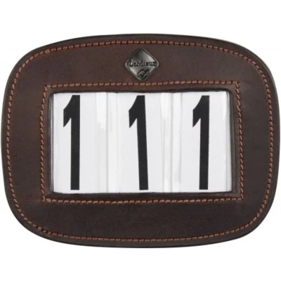 Afbeelding van LeMieux Wedstrijdnummers Saddle Pad Bruin