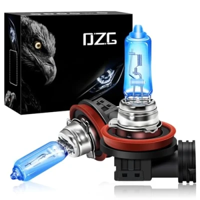 Afbeelding van DZG H9 Halogeenlampen 12V 65W Koplamplampen 5000K Warmwit Mistlicht DRL lamp, 2 stuks