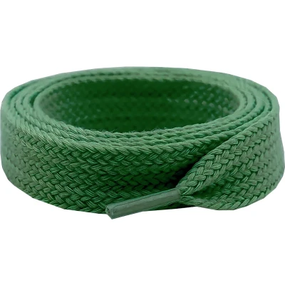 Afbeelding van Hypedpair Veters 120CM 2CM Wijd Groen Green Laces o.a. geschikt voor Adidas Campus 00s