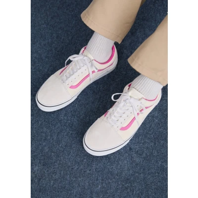 Afbeelding van Vans OLD Skool Unisex Sneakers laag, Maat: 36, Pop raspberry rose Leer en textiel
